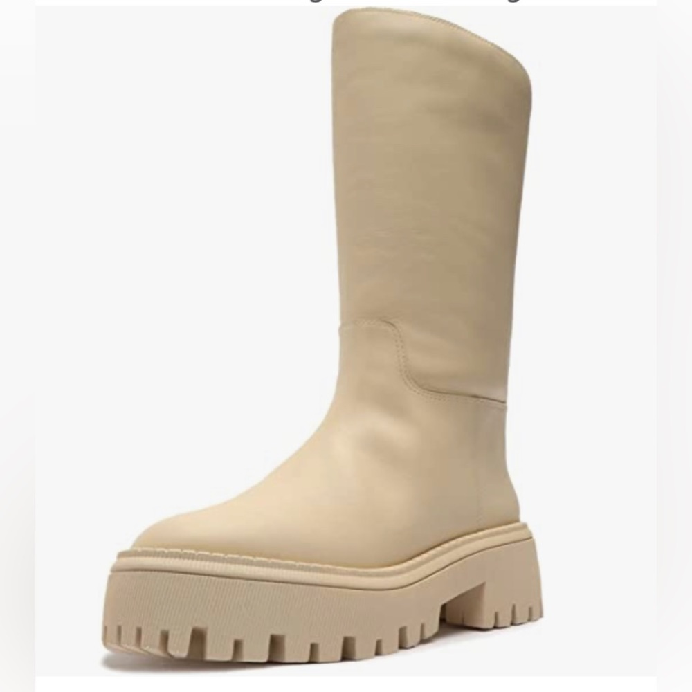 AREZZO Women's Catarina Lug Sole Knee High Boots, NWT, size 9